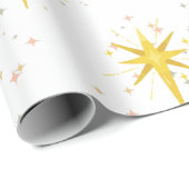 クリスマススター ラッピングペーパー (ロールコーナー)