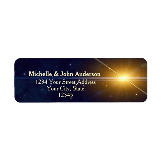 クリスマススター ラベル (正面)