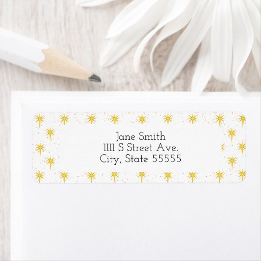 クリスマススター ラベル (インサイチュ)