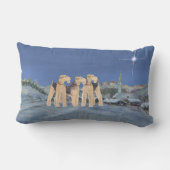 クリスマススター ランバークッション (裏面)