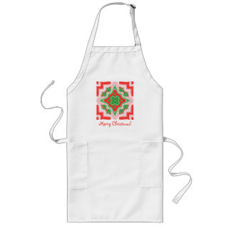 クリスマススター ロングエプロン