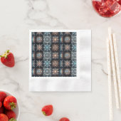 クリスマススター 縁ありカクテルナプキン (インサイチュ)