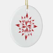 クリスマススター#10 セラミックオーナメント (右)