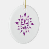 クリスマススター#12 セラミックオーナメント (右)