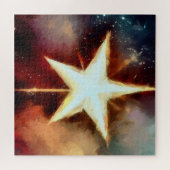 クリスマススター(1) ジグソーパズル (横)