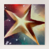 クリスマススター(4) ジグソーパズル (横)