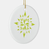 クリスマススター#6 セラミックオーナメント (右)