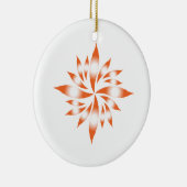 クリスマススター#8 セラミックオーナメント (右)