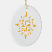 クリスマススター#8 セラミックオーナメント (右)