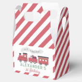 クリスマススチームトレイン子供の誕生日 フェイバーボックス (オープン)