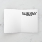 クリスマススチームパンク虎猫キッテン カード (内部)