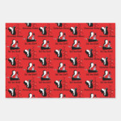 クリスマススティンクス!ホリデーギフトラップセット ラッピングペーパーシート (正面)