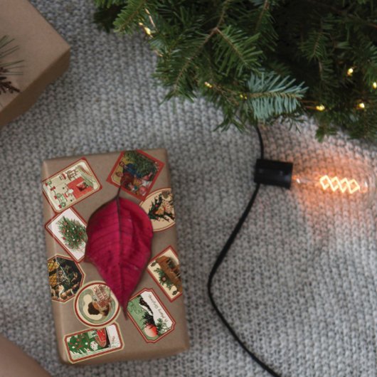 クリスマスステッカースクラップブック作りジャーナルプランナー シール