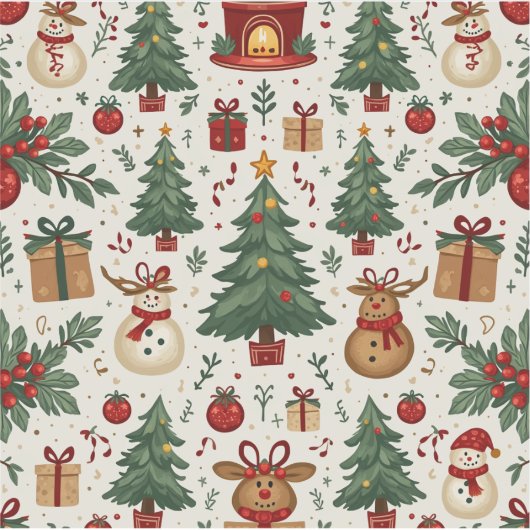 クリスマスステッカー シール (正面)