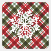 クリスマスステッカー スクエアシール (正面)