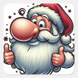 クリスマスステッカー スクエアシール