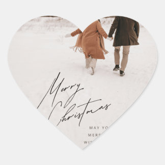 クリスマスステッカー ハートシール