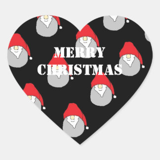 クリスマスステッカー ハートシール