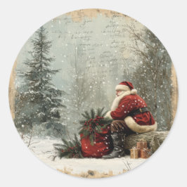 クリスマスステッカー – フェスティバルラベル&ホリデーデコール ラウンドシール