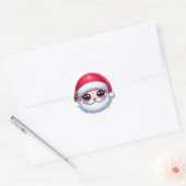 クリスマスステッカー ラウンドシール (封筒)