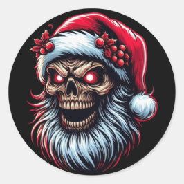 クリスマスステッカー ラウンドシール