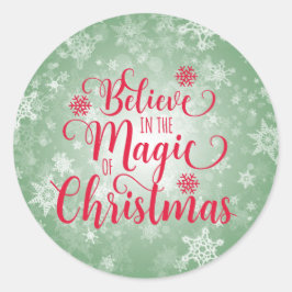 クリスマスステッカー ラウンドシール