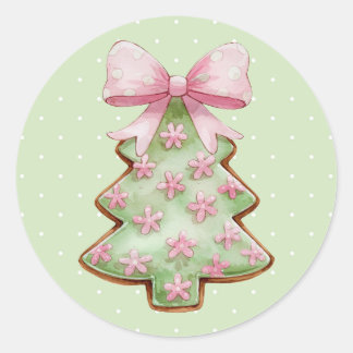 クリスマスステッカー ラウンドシール