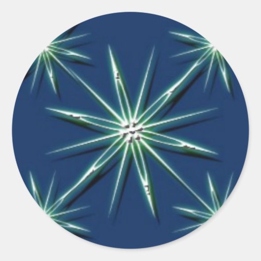 クリスマスステッカー ラウンドシール (正面)