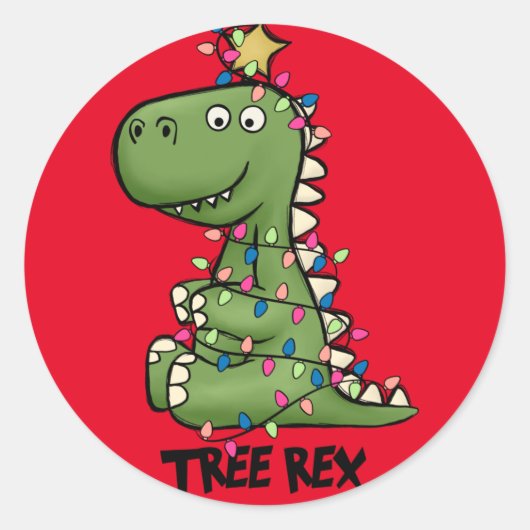 クリスマスステッカー ラウンドシール (正面)