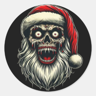 クリスマスステッカー ラウンドシール