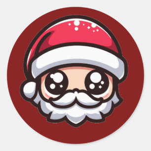 クリスマスステッカー ラウンドシール