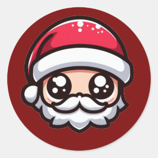 クリスマスステッカー ラウンドシール