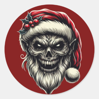 クリスマスステッカー ラウンドシール