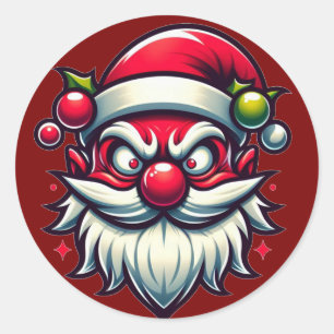 クリスマスステッカー ラウンドシール