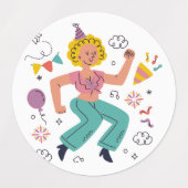 クリスマスステッカー ラベル (デザイン1)