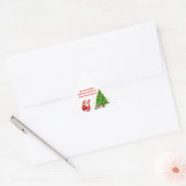 クリスマスステッカー 三角形シール (封筒)