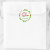 クリスマスステッカー(20) ラウンドシール (バッグ)