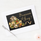 クリスマスステッカー – SRF 長方形シール (封筒)