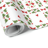 クリスマスステッチ包装紙 ラッピングペーパー (ロールコーナー)