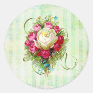 クリスマスステッビクトリアンカー ラウンドシール