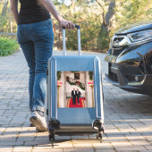 クリスマスステップドナルドトランプ&メラニア大統領 シール (スーツケースインサイチュ)