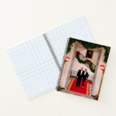 クリスマスステップドナルドトランプ&メラニア大統領 ノートブック (内部)