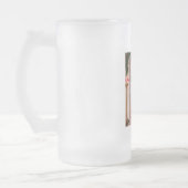 クリスマスステップドナルドトランプ&メラニア大統領 フロストグラスビールジョッキ (左)