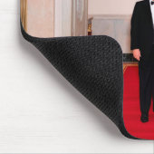 クリスマスステップドナルドトランプ&メラニア大統領 マウスパッド (コーナー)