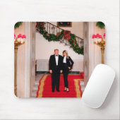 クリスマスステップドナルドトランプ&メラニア大統領 マウスパッド (マウス)