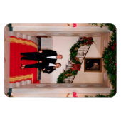 クリスマスステップドナルドトランプ&メラニア大統領 マグネット (横)