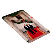 クリスマスステップドナルドトランプ&メラニア大統領 マグネット (右側)