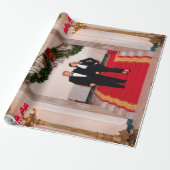 クリスマスステップドナルドトランプ&メラニア大統領 ラッピングペーパー (アンロールド)