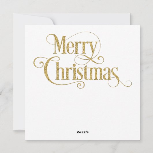 クリスマスステンドグラスのグリーティングカード シーズンカード (裏面)