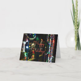 クリスマスストアウィンドウ シーズンカード